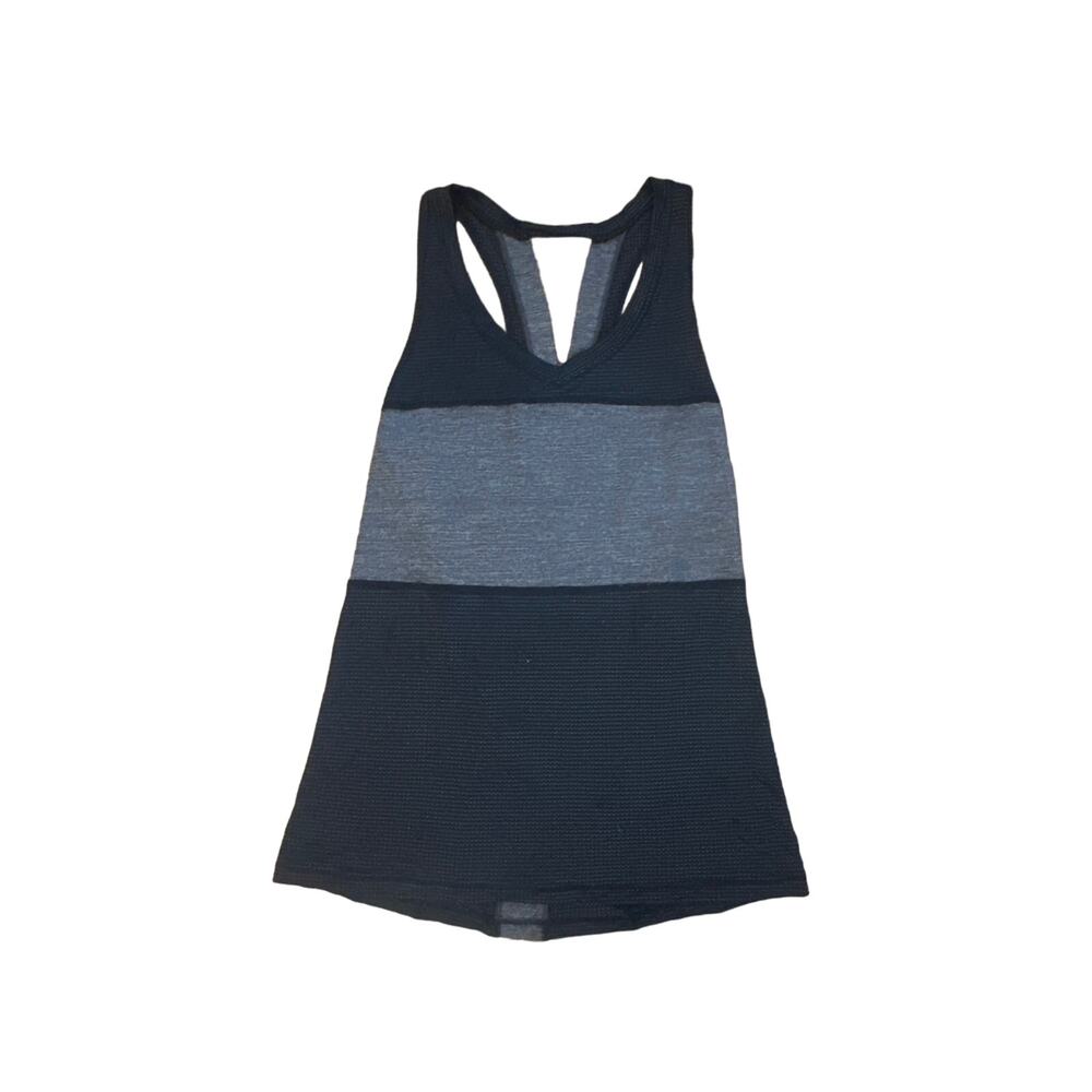 4 Lululemon Pedal to the Medal Heathered Black V-Neck Tank Top Singlet Run Light